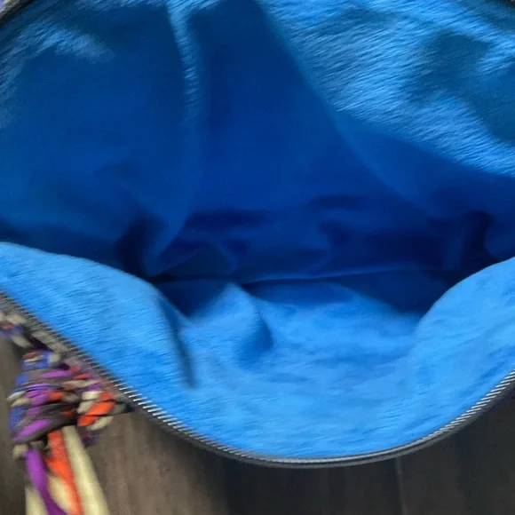 Marc By Marc Jacobs Quilted Multicolor Belted Padded Laptop Bag Gold Hardware - Picture 6 of 9